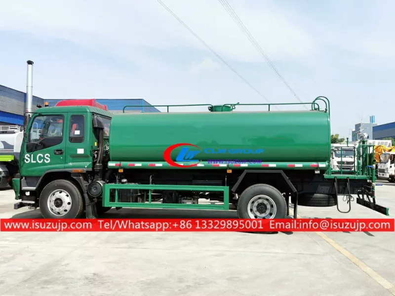 6 wheel ISUZU FVR 15000L water pump truck