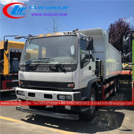 6X4 ISUZU FVZ 20 طن أكبر شاحنة قلابة