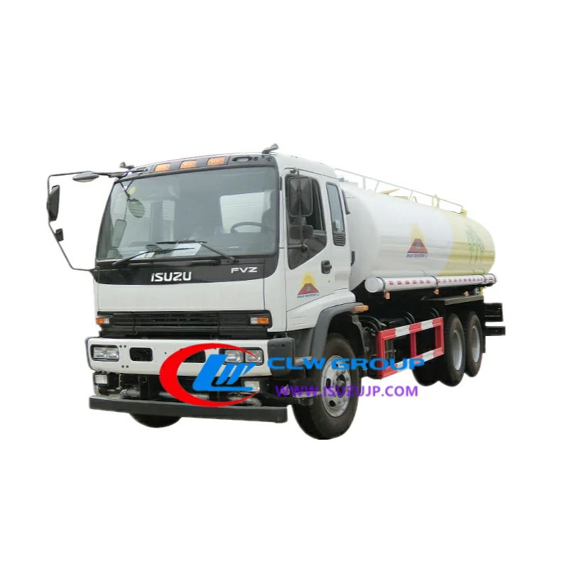 6X4 ISUZU FVZ 20000liters sprinkling water tanker truck
