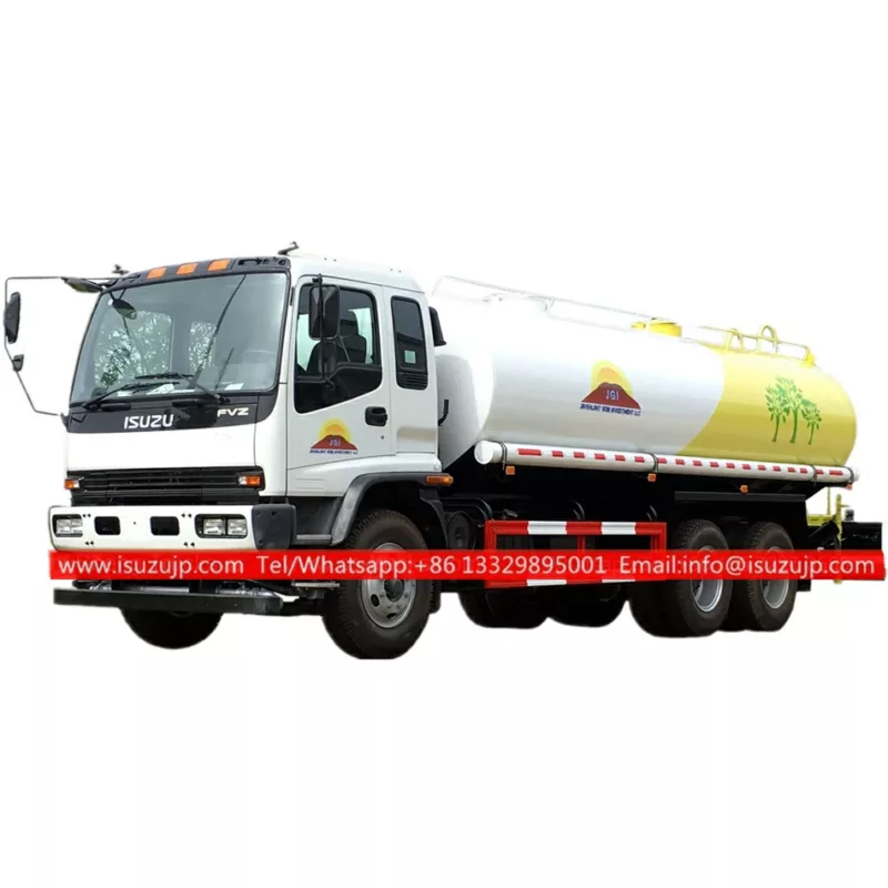 6X4 ISUZU FVZ 20000liters sprinkling water tanker truck