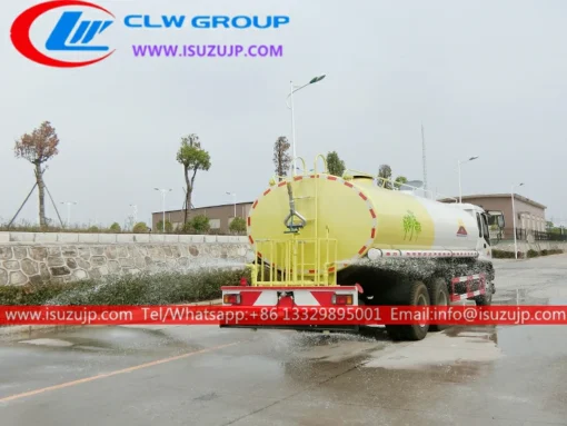 6X4 ISUZU FVZ 20000liters water bowser truck