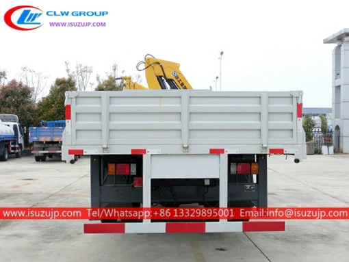 6x4 ISUZU FVZ grúa sobre camión con brazo articulado de 15 toneladas