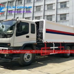 6x4 ISUZU FVZ 16m3 rear load garbage truck for sale