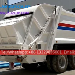 6x4 ISUZU FVZ 16m3 rear load trash truck