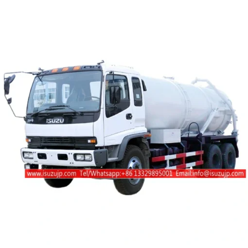 Camión de succión de aguas residuales al vacío de 6x4 ISUZU FVZ 18000liters