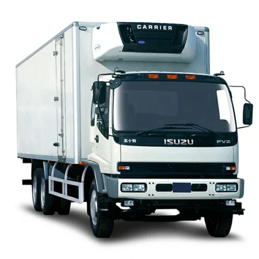 6x4 ISUZU FVZ 20 टन वेजिटेबल फूड फ्रीजिंग और कूलिंग ट्रक