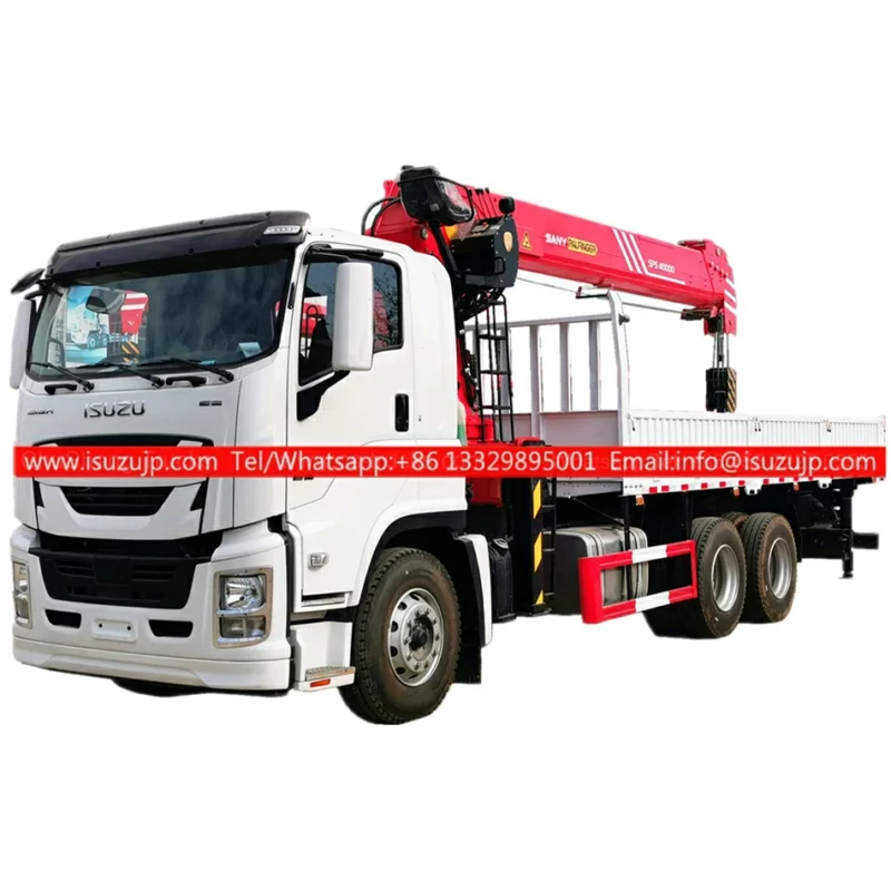 6x4 ISUZU GIGA 16 ton palfinger truck mounted crane