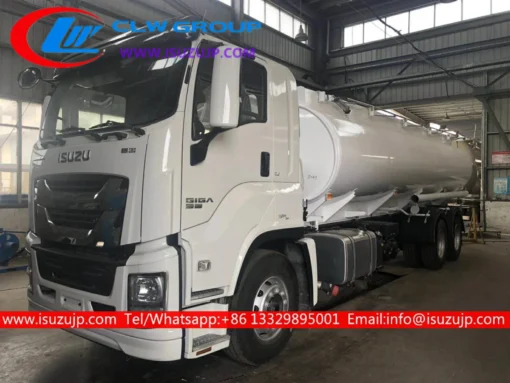 6x4 ISUZU GIGA 20000L caminhão de combustível bowser