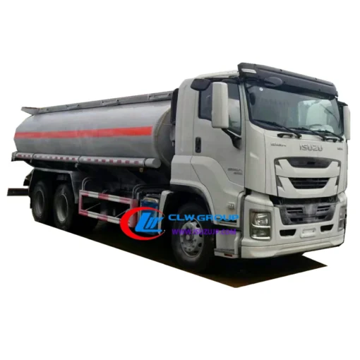 6x4 ISUZU GIGA 20000L ईंधन परिवहन डीजल टैंकर ट्रक