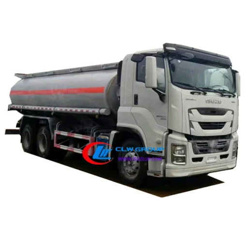 6x4 ISUZU GIGA 20000L yonilg'i tashuvchi dizel tanker yuk mashinasi