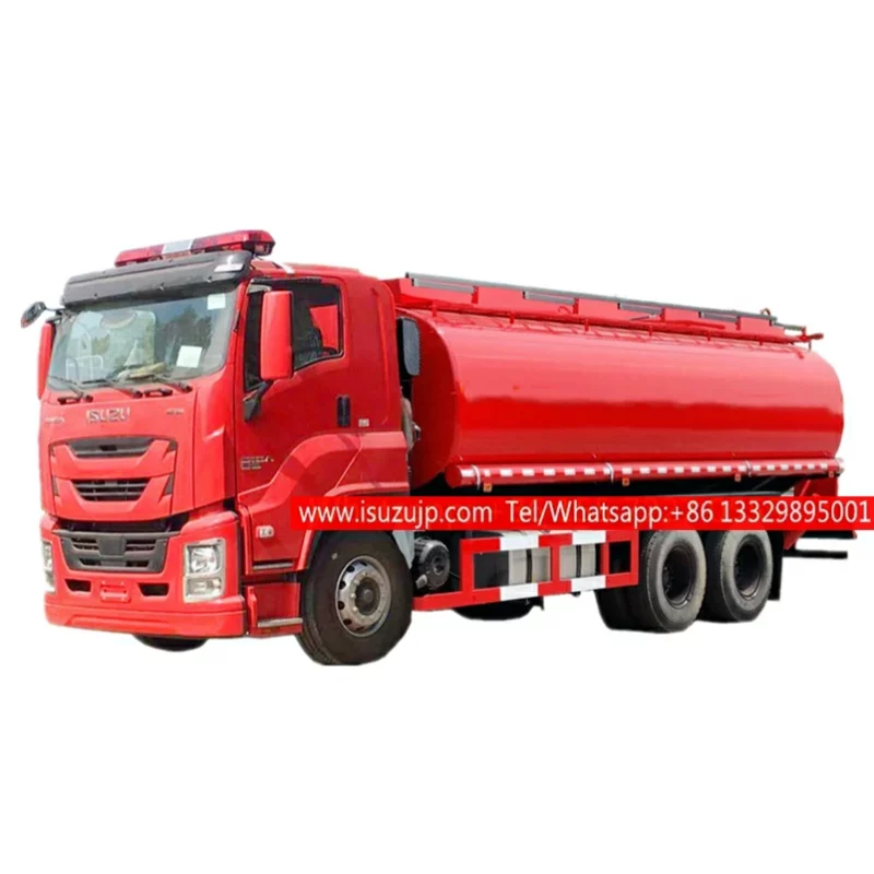 6x4 ISUZU GIGA 20000L fuel transport diesel tanker truck