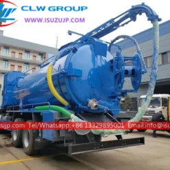 6x4 ISUZU GIGA 20cbm jet vac tanker for sale