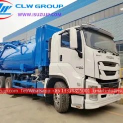 6x4 ISUZU GIGA 20cbm jet vac truck