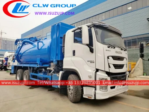 6x4 ISUZU GIGA 20cbm জেট ভ্যাক ট্রাক