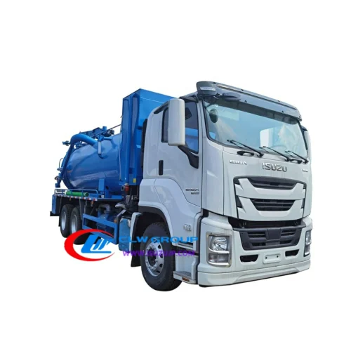 6x4 ISUZU GIGA 20cbm স্যুয়ারেজ সাকশন জেটিং ট্রাক