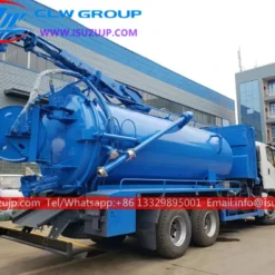 6x4 ISUZU GIGA 20cbm sewer jetter truck for sale