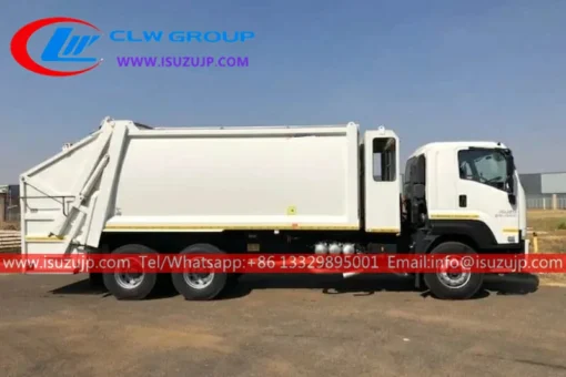 6x4 ISUZU GIGA 20cbm waste truck for sale