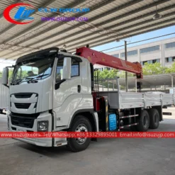 6×4 ISUZU GIGA 10 ton crane truck for sale
