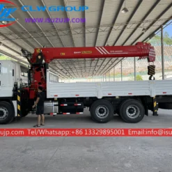 6×4 ISUZU GIGA 16 ton mechanics truck with crane