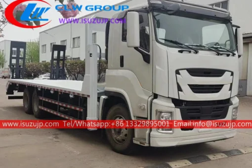 8 × 4 ISUZU GIGA 30 طن مسطحة مخصصة