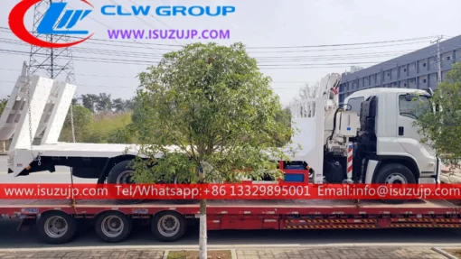 8 × 4 ISUZU GIGA 30 toneladas camiones de plataforma personalizados de servicio pesado