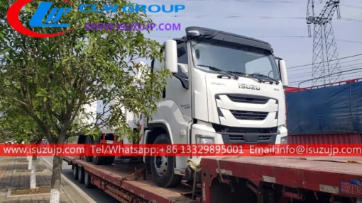 8×4 ISUZU GIGA 30-тонный тяжелый грузовик с плоской платформой