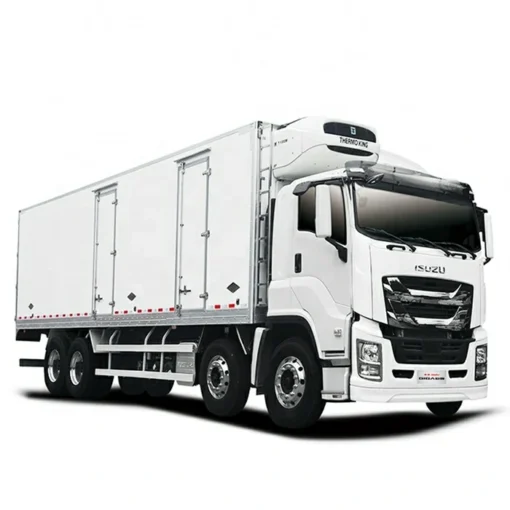 जापान से 8x4 ISUZU GIGA 30 टन थर्मो किंग रेफ्रिजरेटर फ्रीजर ट्रक
