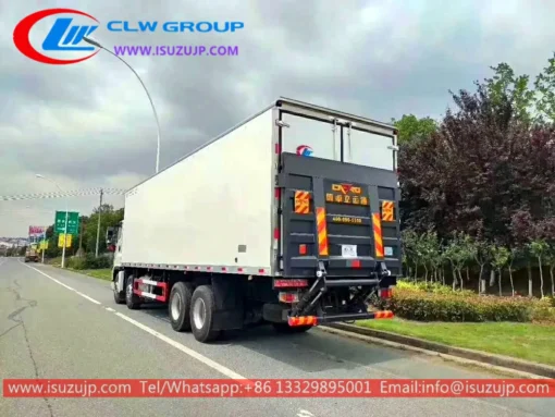 8x4 ISUZU GIGA 30 टन बादबानी बॉक्स फ्रिज ट्रक