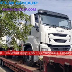 8×4 ISUZU GIGA 30 ton heavy duty flat deck truck
