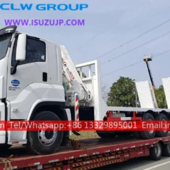 8×4 ISUZU GIGA 30 ton heavy duty flatbed lorry