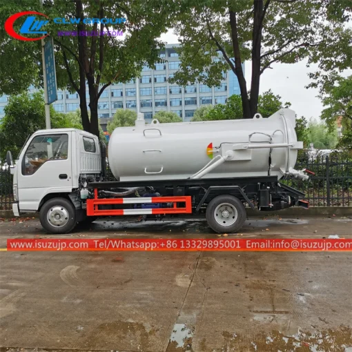 ISUZU 4000L Small sewage trucks for sale in japan