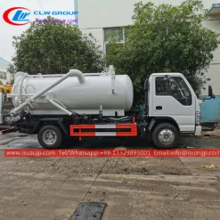 3 ton vacuum isuzu sewage truck