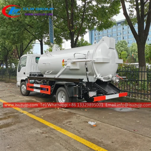 Xe bồn hút nước thải ISUZU NJR 1000 gallon