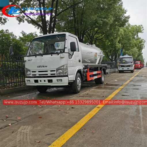 ISUZU mini 4000lits sewer pump truck