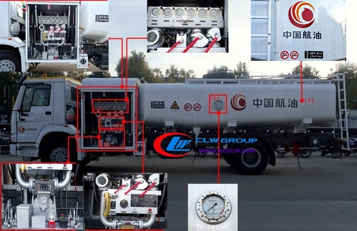 Helicopter refueling truck structure picture