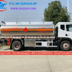 ISUZU 10cbm aluminum diesel tanker