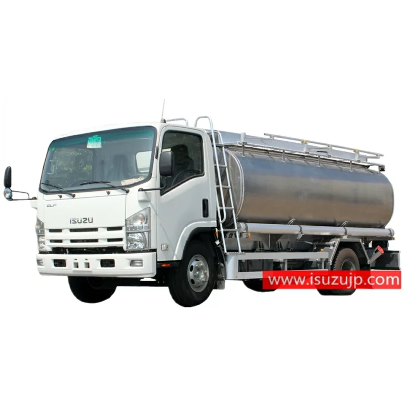 ISUZU 10cbm aluminum fuel tanker truck