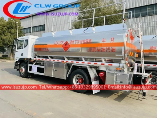ISUZU 10cbm aluminum fuel truck for sale