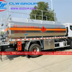 ISUZU 10cbm aluminum petrol tankers