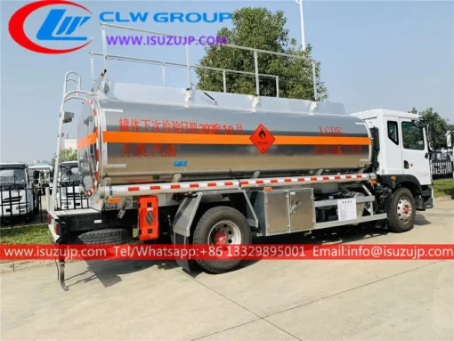 ISUZU 10cbm aluminium tanker bensin