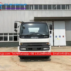 ISUZU 10m3 Stainless steel vacuum suction truck