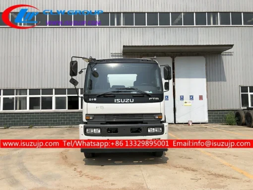 ISUZU 10m3 Caminhão de sucção a vácuo de aço inoxidável