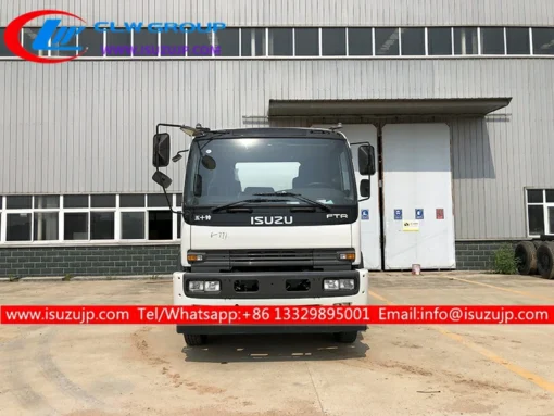 ISUZU 10m3 Hindi kinakalawang na asero na vacuum suction truck