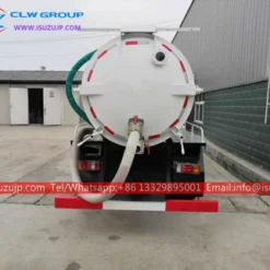 ISUZU 1500 gallon sewage vacuum truck