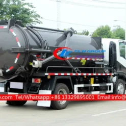 ISUZU 2000 gallon sewer suction truck