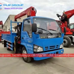 ISUZU 3 ton palfinger crane for small truck