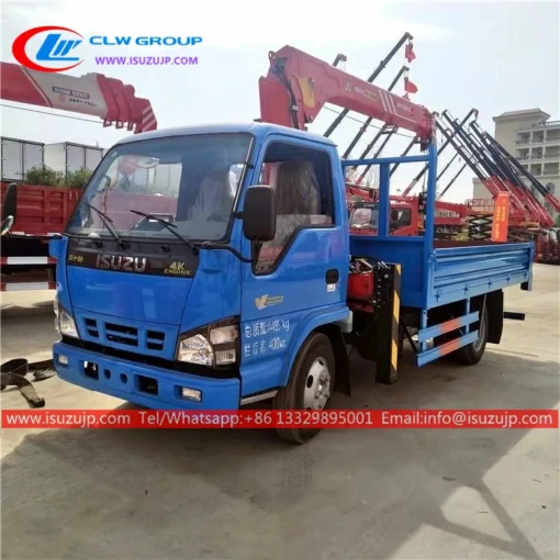 ISUZU 3000kg palfinger crane ndogo kwa lori