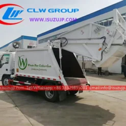 ISUZU 3cbm Mini compact garbage truck