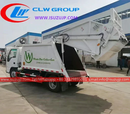 ISUZU 3cbm Mini compact garbage truck