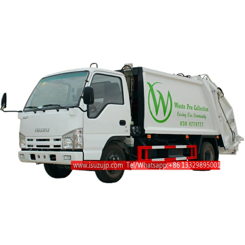 ISUZU 3cbm Mini garbage truck compactor for sale